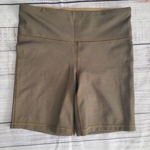GAP FIT S BIKER SHORTS TAN& BLACK